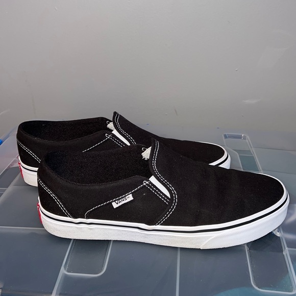Vans Shoes - Black slip on vans